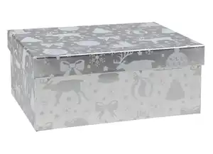 Weihnachts-Dekobox versch. Farben und Designs