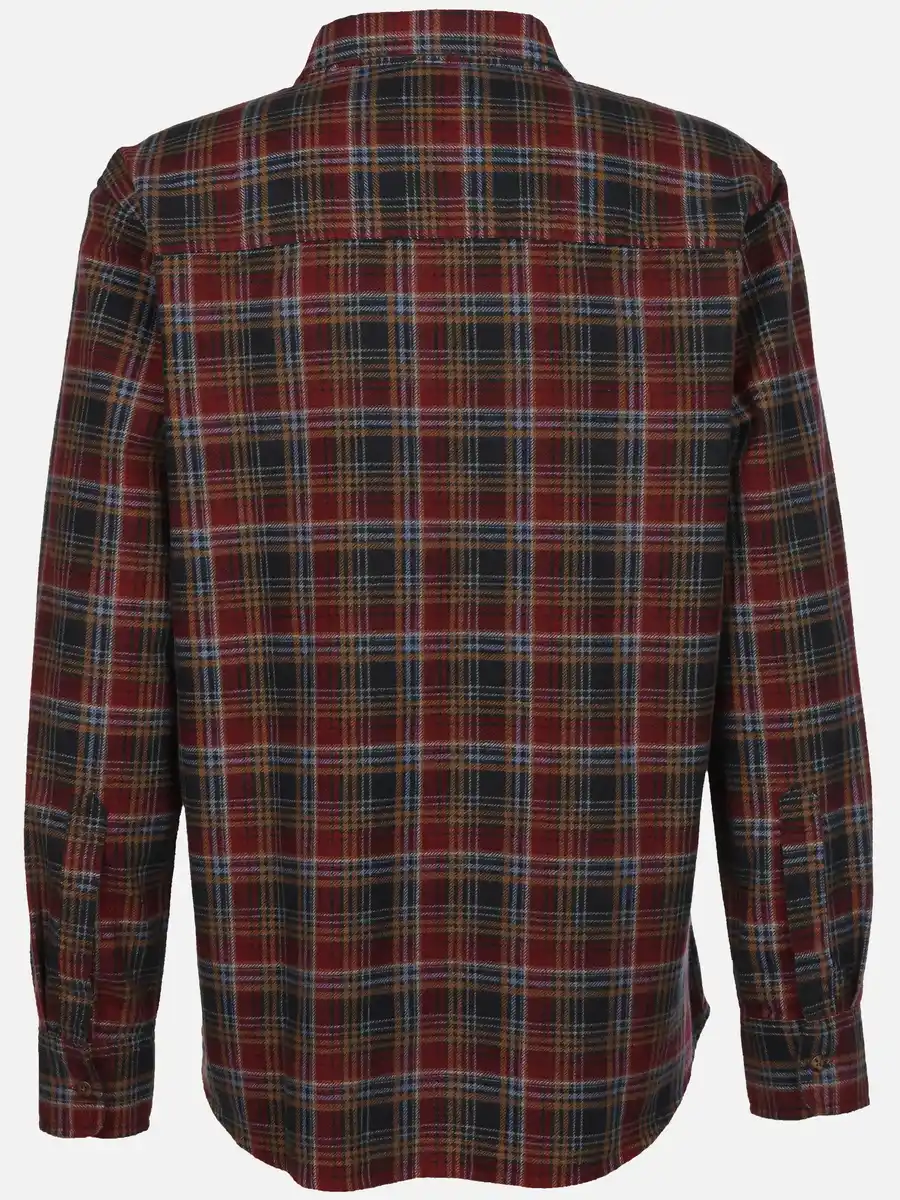 Bild 2 von Herren Arbeitshemd, Flanell Rot