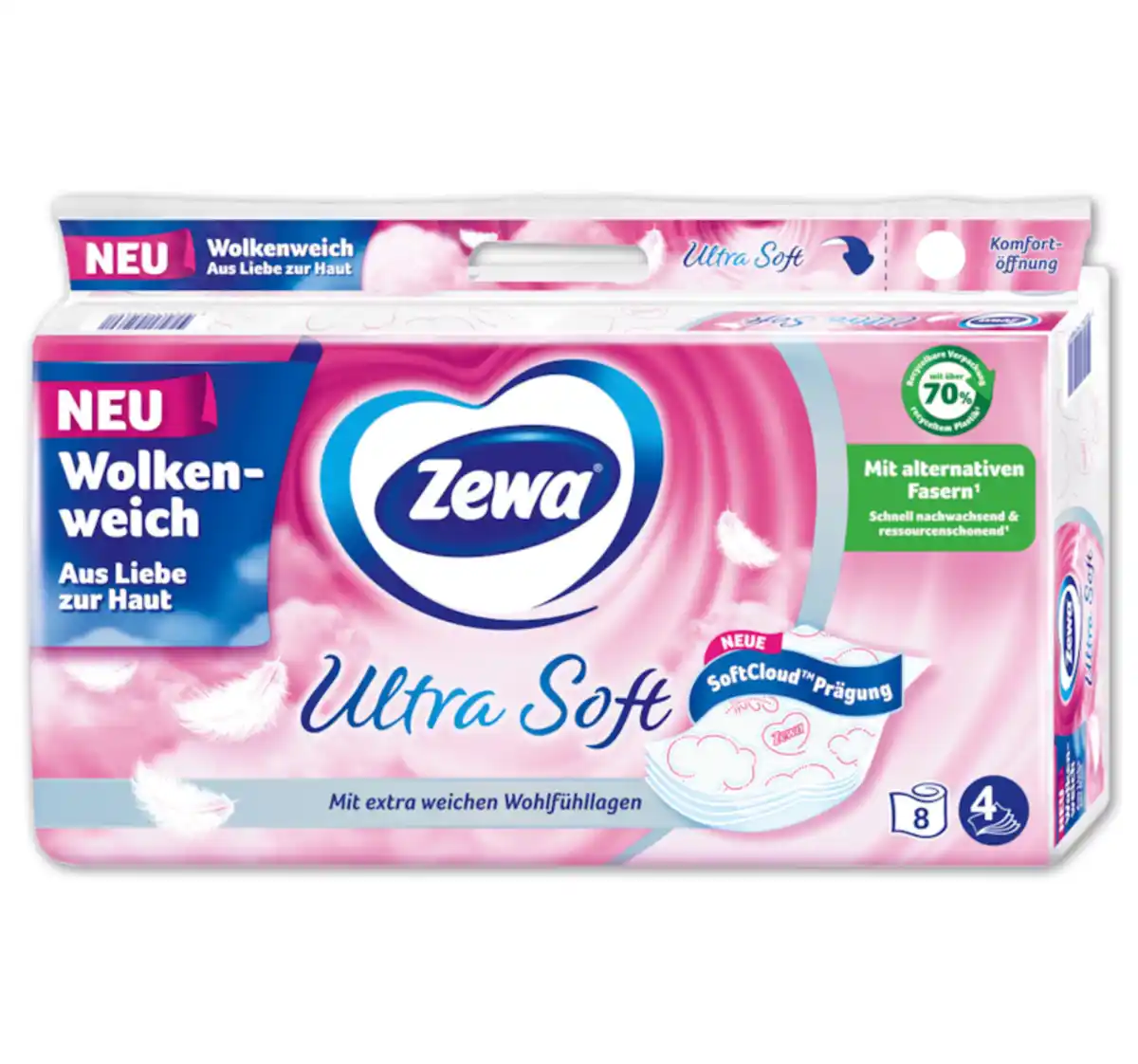 Bild 1 von ZEWA Ultra Soft Toilettenpapier*