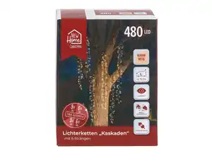 Lichterketten „Kaskaden“ 480 warmweiße LEDs