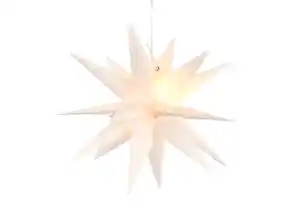 3D-Stern 10 warmweiße LEDs