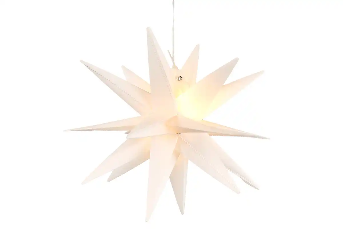 Bild 1 von 3D-Stern 10 warmweiße LEDs