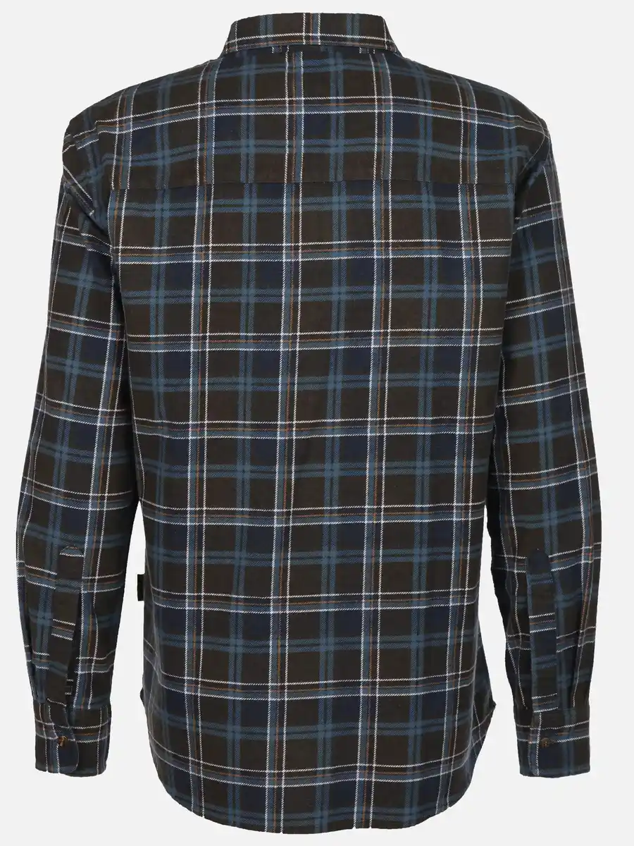 Bild 2 von Herren Arbeitshemd, Flanell Blau