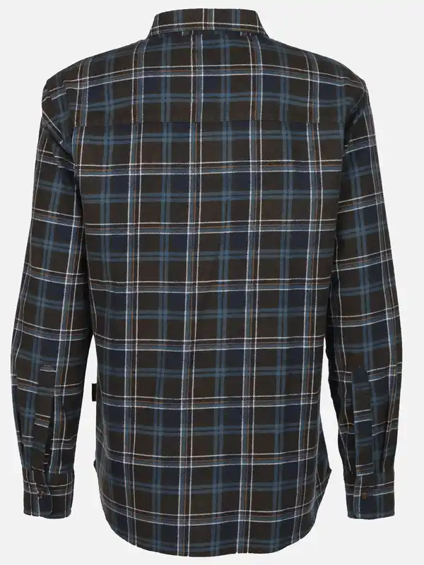Bild 2 von Herren Arbeitshemd, Flanell Blau