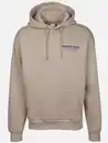Bild 1 von Herren Hoodie mit kleinem Schriftprint Beige