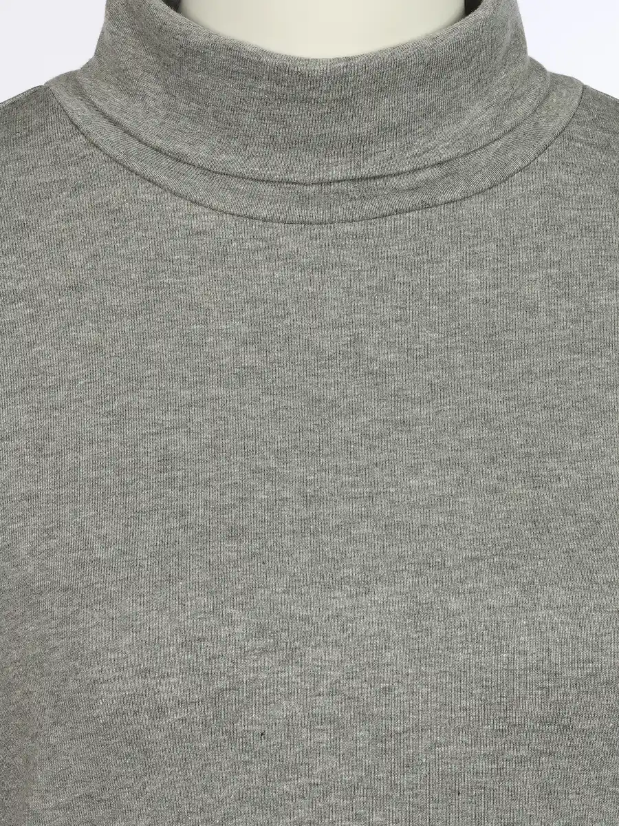 Bild 3 von Damen Rollkragenpullover in leichter Qualität Grau