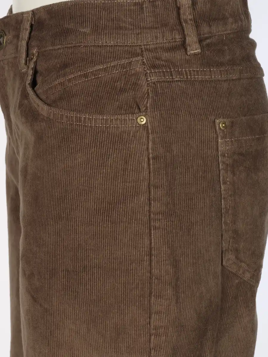 Bild 4 von Damen Barrel Cordhose Braun