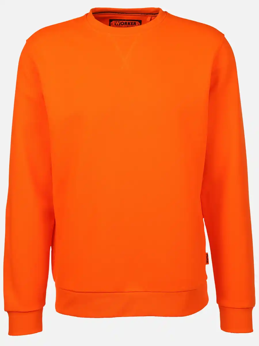 Bild 1 von Herren Sweatshirt unifarben Orange