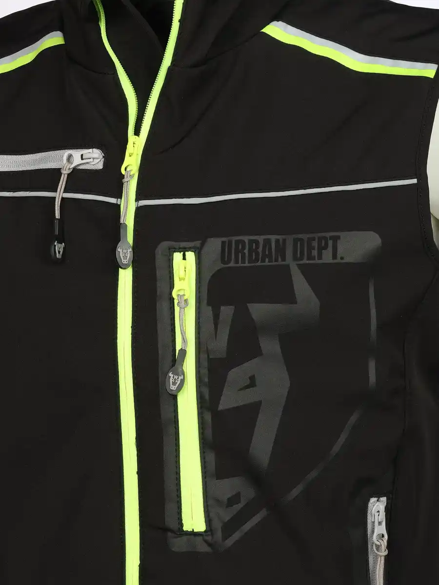 Bild 3 von Herren Softshell Weste Schwarz