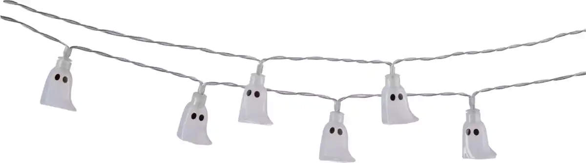 Bild 2 von IDEENWELT LED-Halloween-Lichterkette Geist