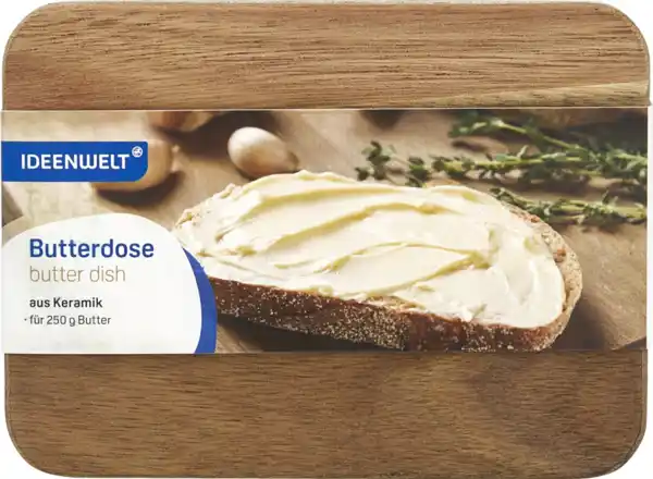 Bild 2 von IDEENWELT Keramik-Butterdose Herzen