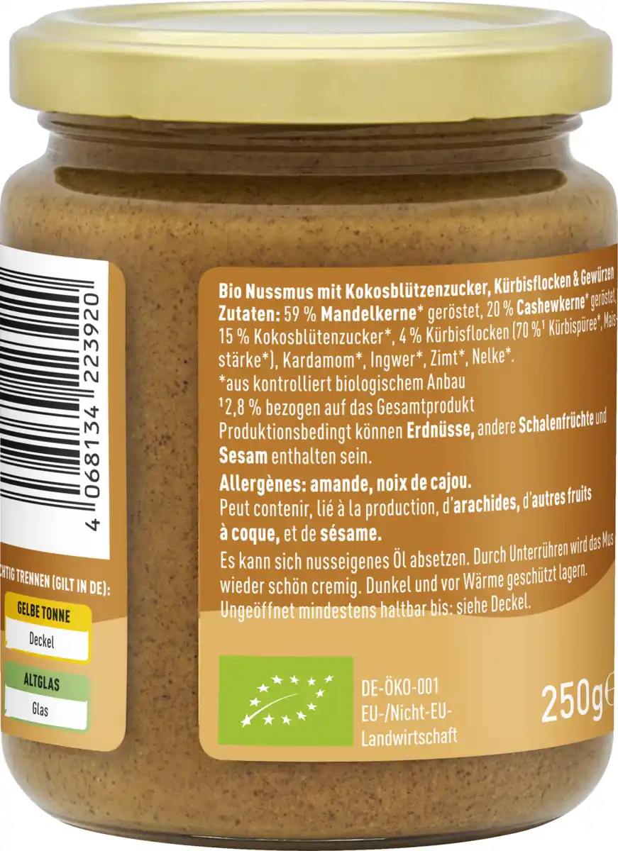 Bild 2 von enerBiO Nussmus Pumpkin Spice