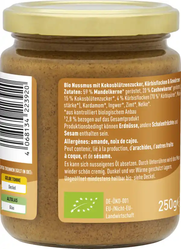 Bild 2 von enerBiO Nussmus Pumpkin Spice