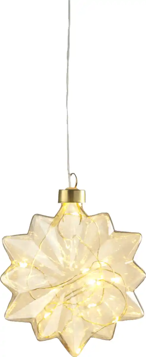 Bild 2 von IDEENWELT LED-Glasschneeflocke