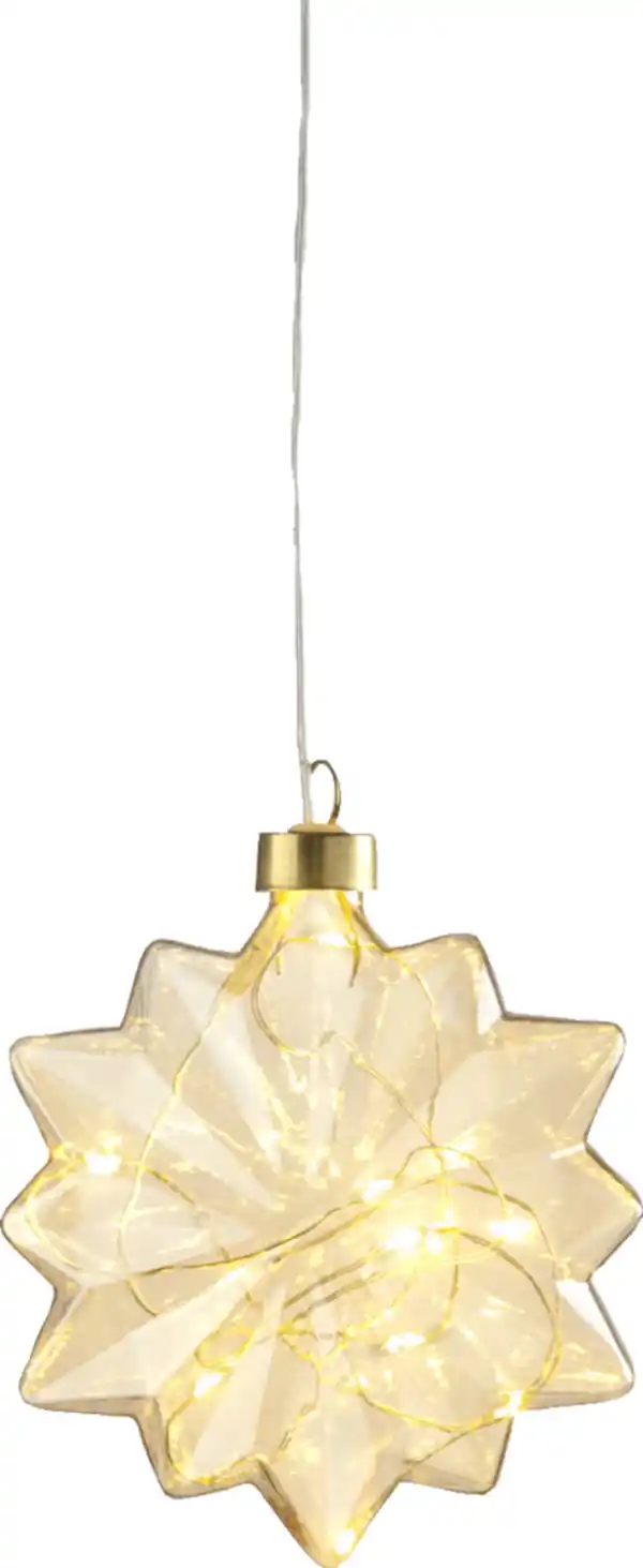 Bild 2 von IDEENWELT LED-Glasschneeflocke