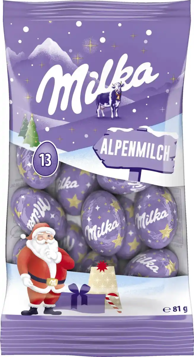 Bild 1 von Milka Schoko Weihnahchtskugeln