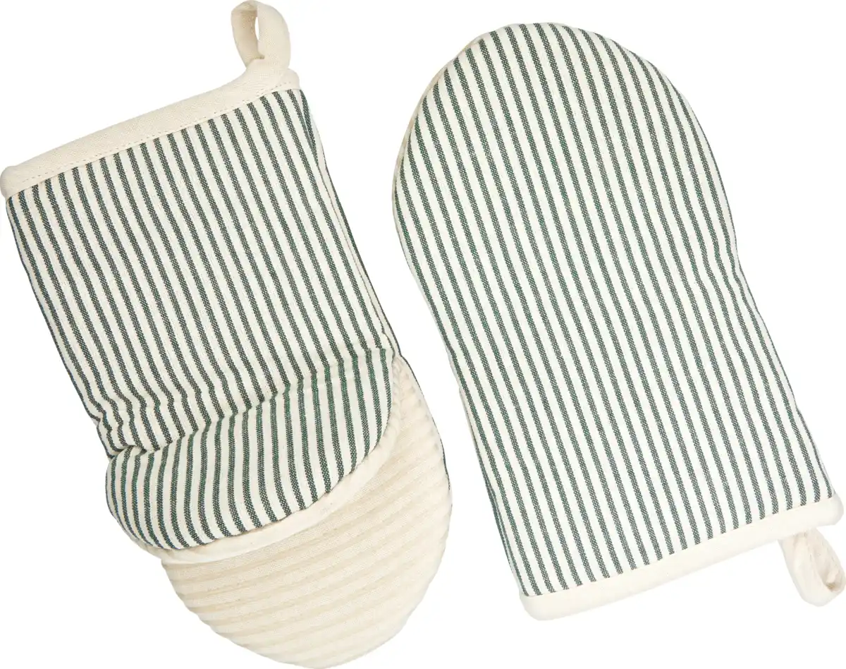 Bild 1 von IDEENWELT Ofenhandschuhe 2er-Set Streifen-Design