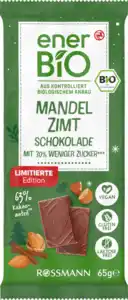 enerBiO Schokoladentafel Mandel & Zimt