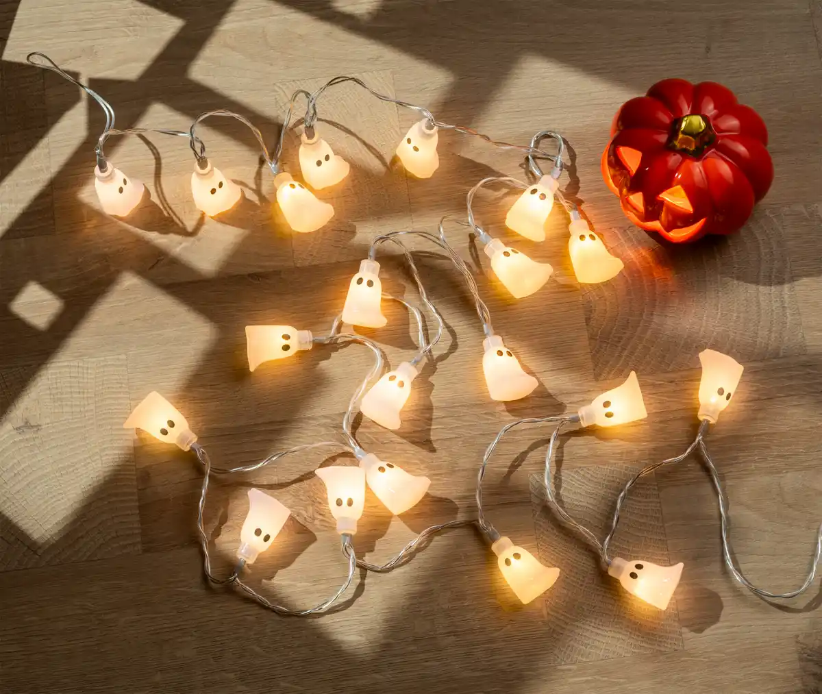 Bild 1 von IDEENWELT LED-Halloween-Lichterkette Geist