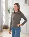 Bild 2 von IDEENWELT Langarmshirt gerippt Gr. M