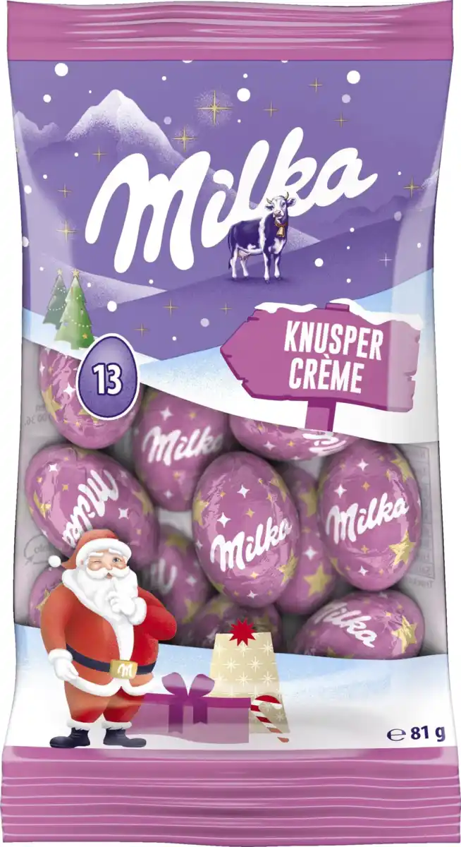 Bild 1 von Milka Weihnachtskugeln Knuspercreme