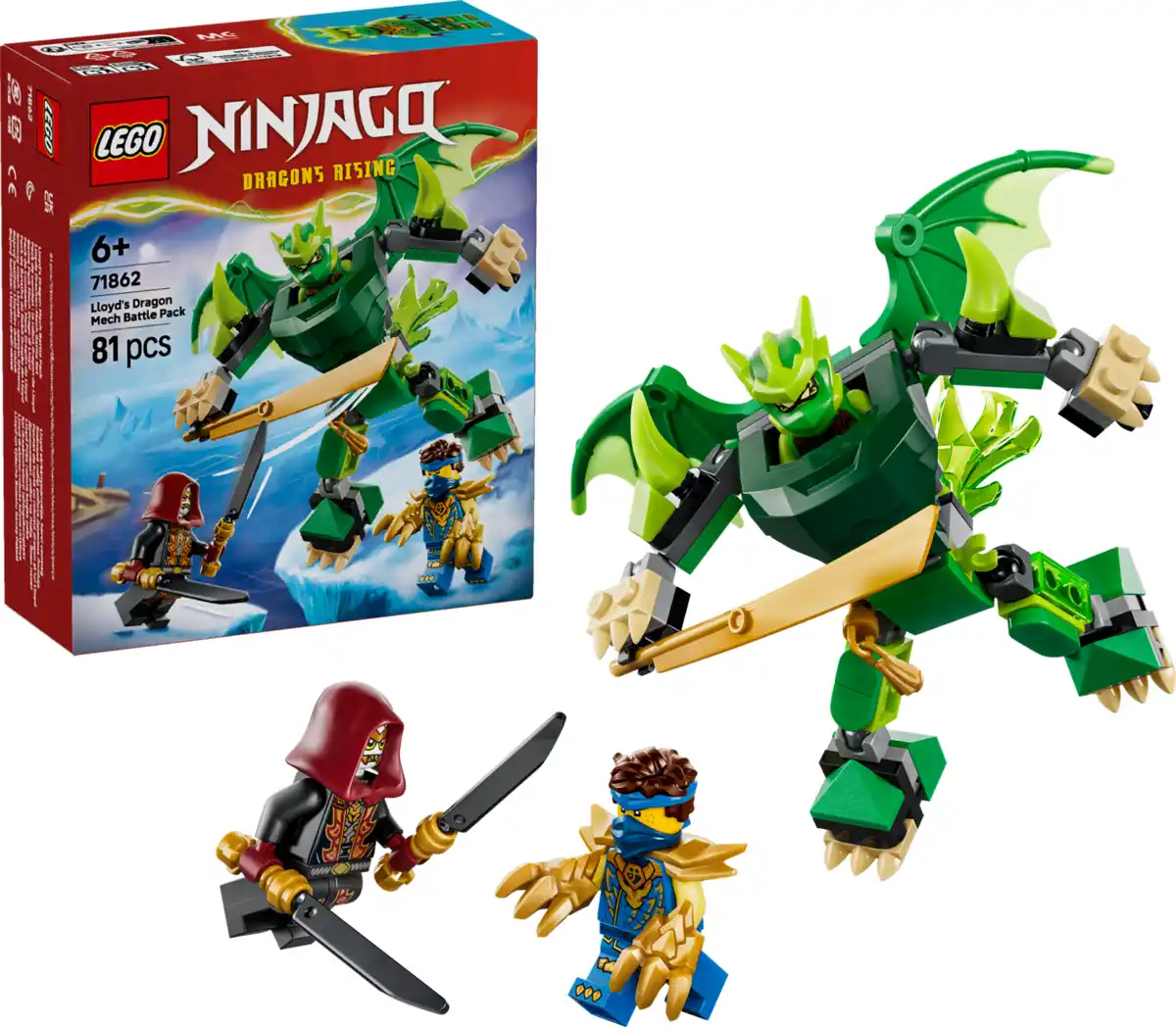 Bild 2 von LEGO 71862 Lloyds Drachen-Mech Battle Set