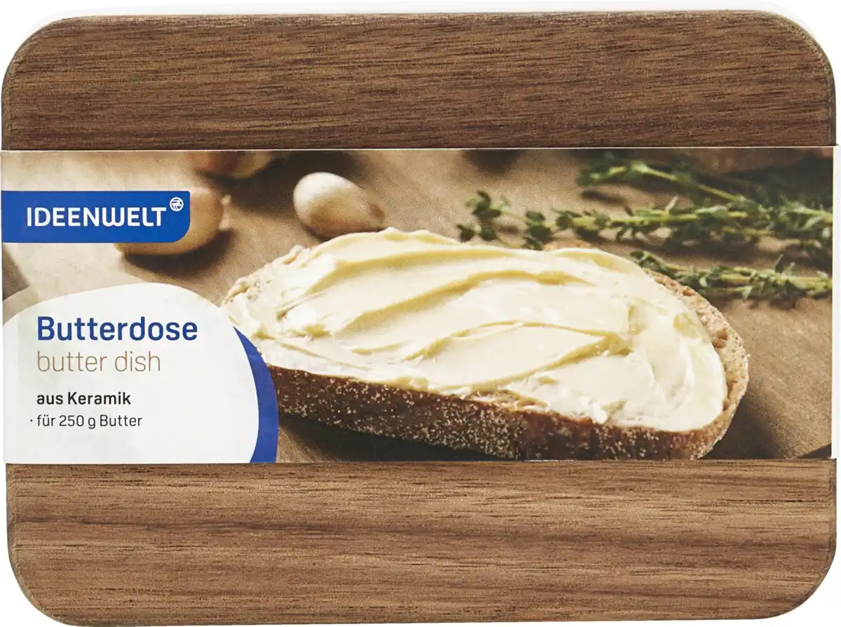 Bild 2 von IDEENWELT Keramik-Butterdose Tannen