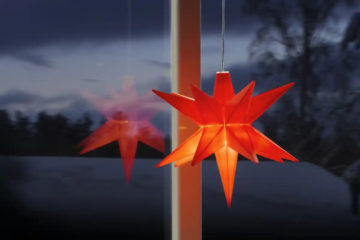 Bild 3 von IDEENWELT LED-Weihnachtsstern rot