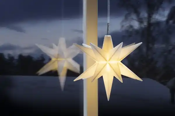 Bild 2 von IDEENWELT LED-Weihnachtsstern weiß