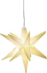 IDEENWELT LED-Weihnachtsstern weiß