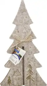 IDEENWELT Filztanne zum Zusammenstecken beige, klein
