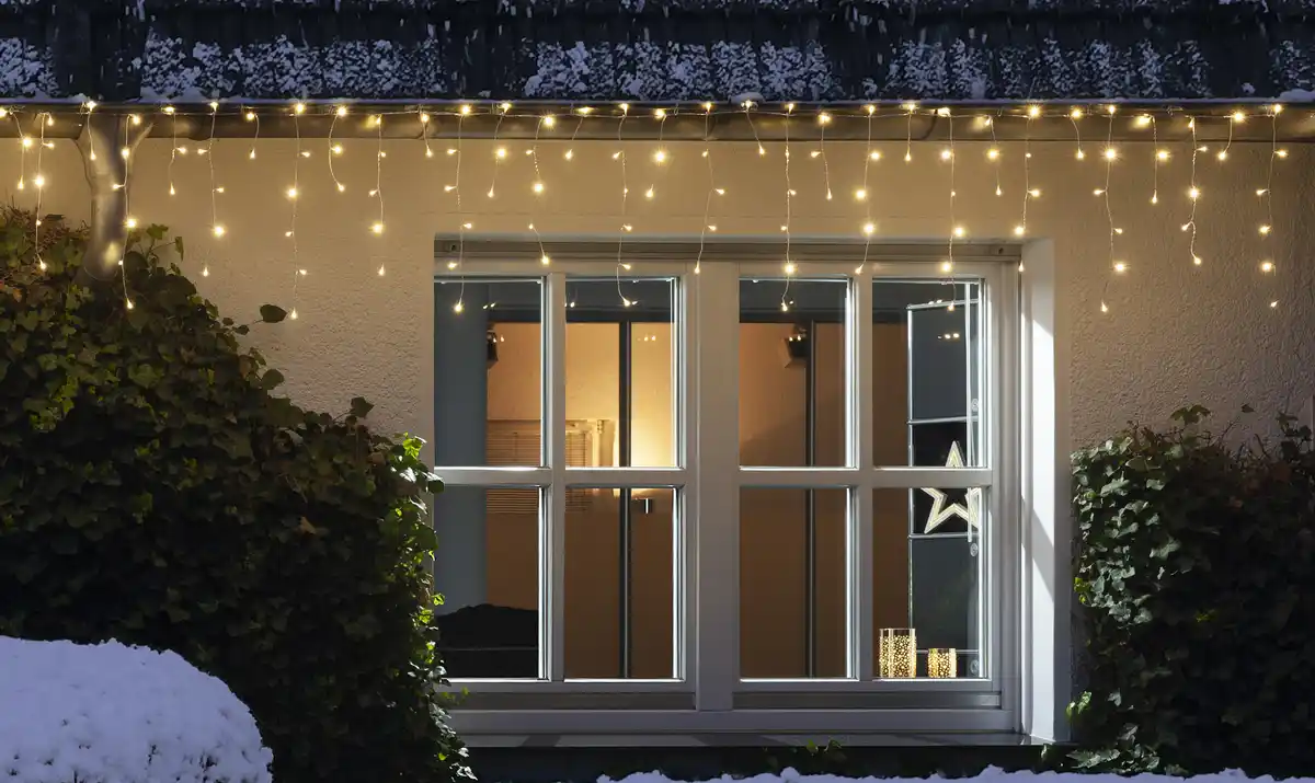Bild 1 von IDEENWELT LED-Eisregen-Lichterkette