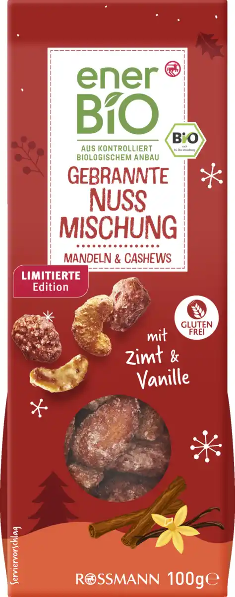 Bild 1 von enerBiO Gebrannte Nussmischung Mandeln & Cashews