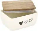 Bild 1 von IDEENWELT Keramik-Butterdose Herzen