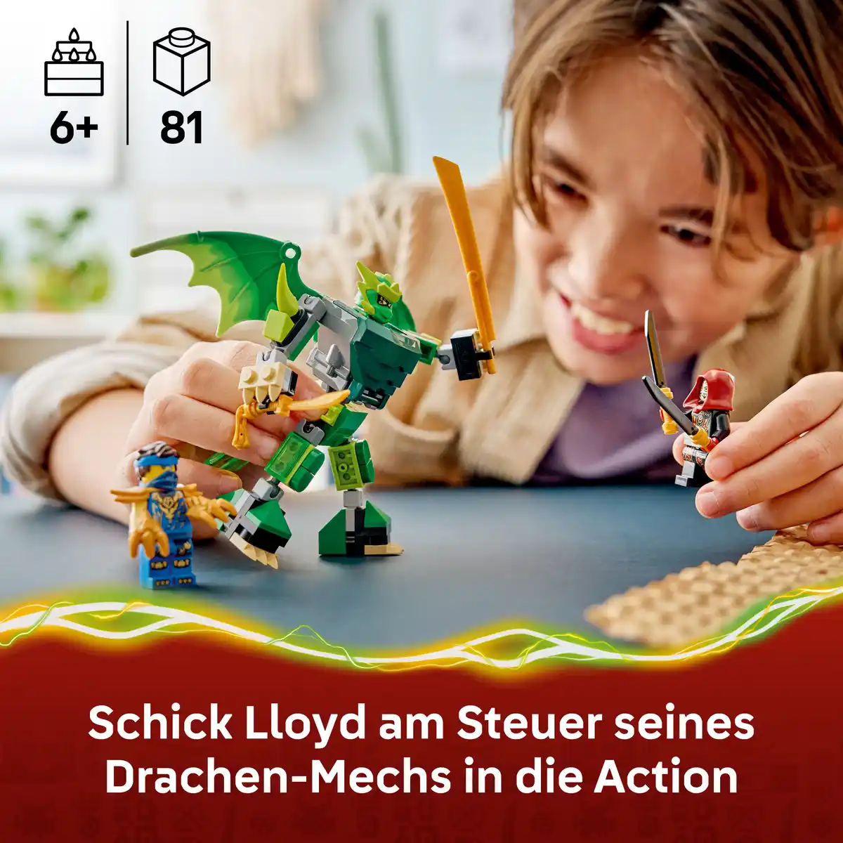Bild 3 von LEGO 71862 Lloyds Drachen-Mech Battle Set