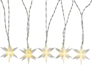 IDEENWELT LED-Weihnachtsstern-Lichterkette