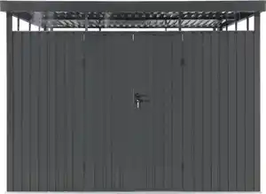 Tepro Metallgerätehaus Premium Shed 8x10 inkl. Regenrinne 300 x 180 cm