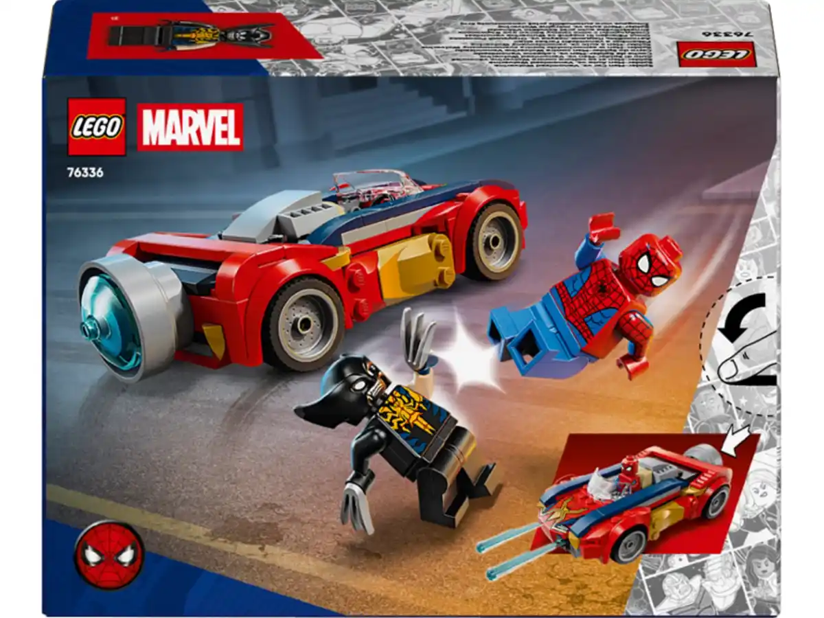 Bild 2 von LEGO® DISNEY CLASSIC 76336 »Spider-Man Auto vs. Venomized Wolverine«