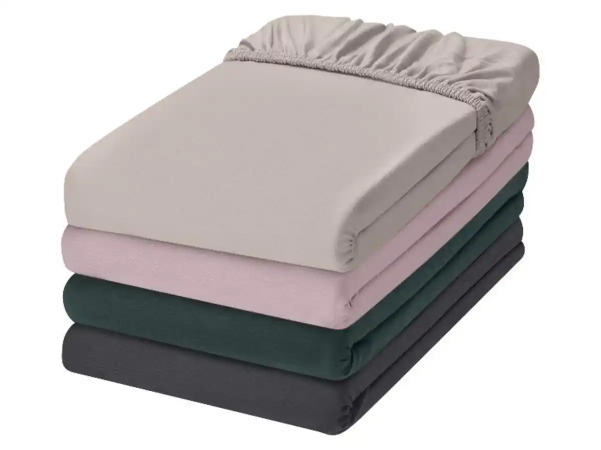 Bild 3 von LIVARNO® Jersey-Spannbettlaken, 90-100 x 200 cm