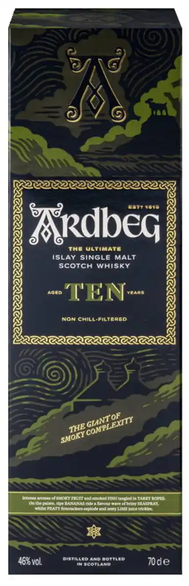 Bild 1 von ARDBEG TEN ISLAY Single Malt Scotch Whisky, 0,7-l-Fl.