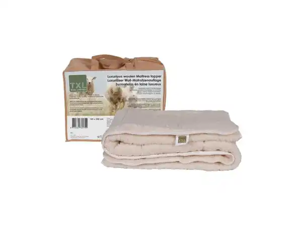 Bild 2 von TXL COMFORT Schurwolle-Matratzenauflage, B 180 x L 200 cm
