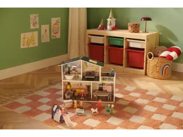 Bild 3 von LUPILU® Holz Puppenhaus