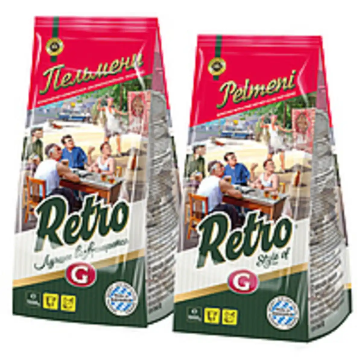 Bild 1 von Teigtaschen "RETRO - Pelmeni 1000g" mit Schweinefleisch- und...