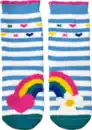 Bild 1 von ALANA Stoppersocken mit Regenbogen-Muster, blau & rosa, Gr. 19/20, 1 St