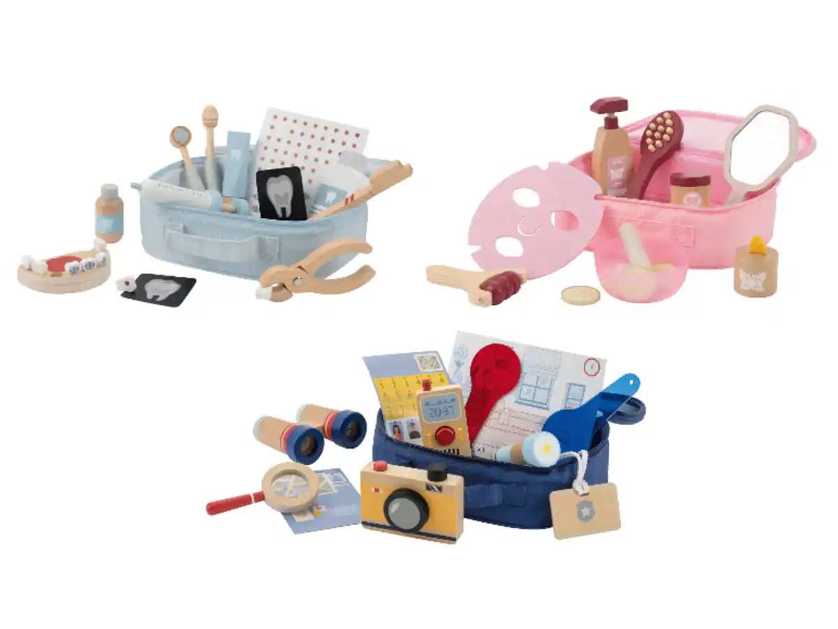 Bild 3 von LUPILU® Zahnarzt-Set / Beauty-Set / Detektiv-Set,  22 x