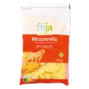 frija Mozzarella gerieben