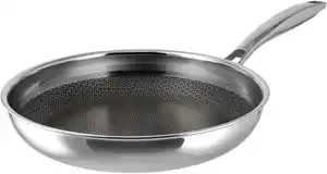 SILVERCREST® Edelstahl-Pfanne »Wabenstruktur«