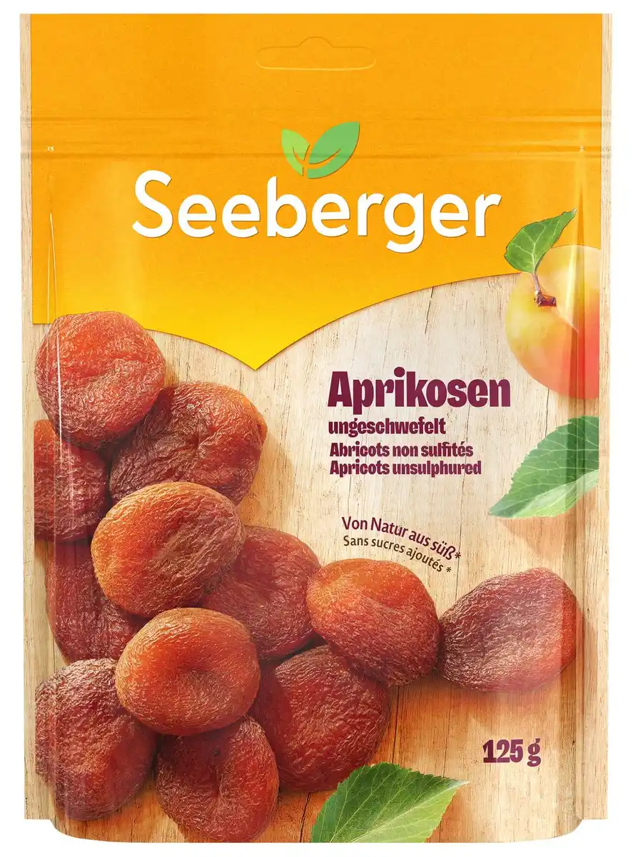 Bild 1 von SEEBERGER Aprikosen, 125-g-Packg.