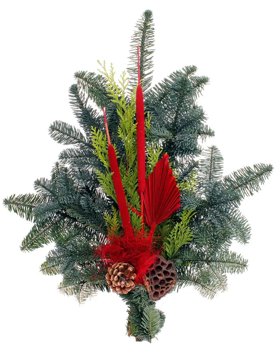 Bild 1 von Nobilis Grabstrauß rot