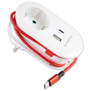 Powertec Electric Steckdosen "Power Strip"